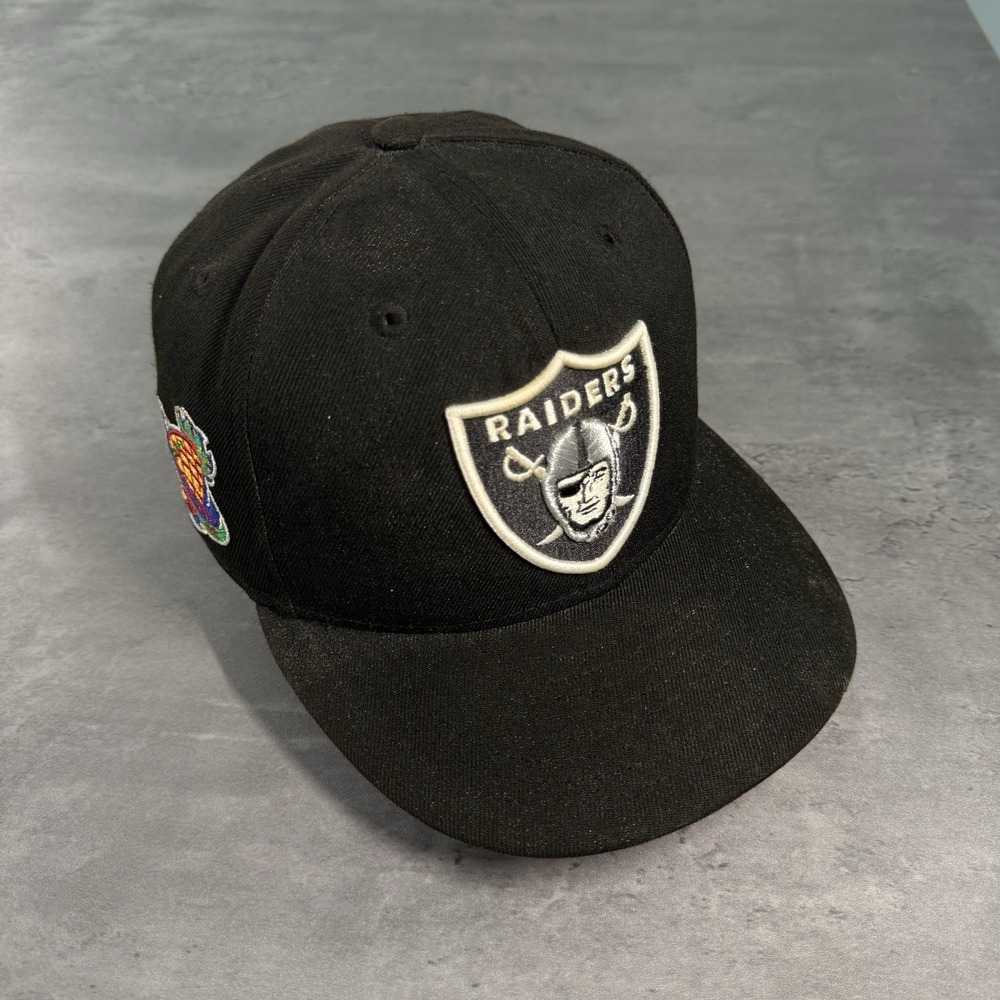 Oakland Raiders Hat New Era Cap 7 Hawaii Pro Bowl 1998 Patch Vintage 59Fifty‎